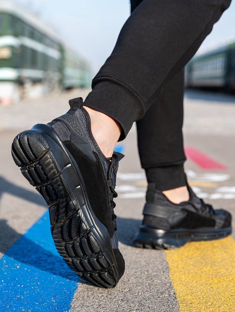 Darbo sportbačiai Vyriški apsauginiai batai Konstrukciniai Plieniniai Darbiniai Batai Lengvi apsauginiai Batai Nepraduriami Darbiniai Sneakers Kevlar