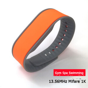 Vandeniui atspari apyrankė 13.56MHZ RFID ISO14443A F08 apyrankė MF Classic 1K S50 silikoninė apyrankė Naujas dizainas