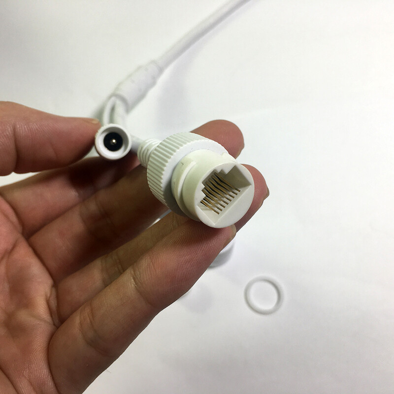 Ethernet Lan кабел PoE RJ45 мрежов кабел 12 Pin 10 core За hikvision ip камера