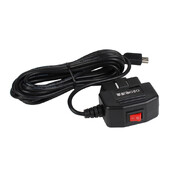 Izlaz 5V 3A Mini Micro 5PIN USB priključci Automobilski OBD adapter za cigarete Kutija za upaljač s 3,5 m kabelom prekidača za punjenje nadzorne kamere