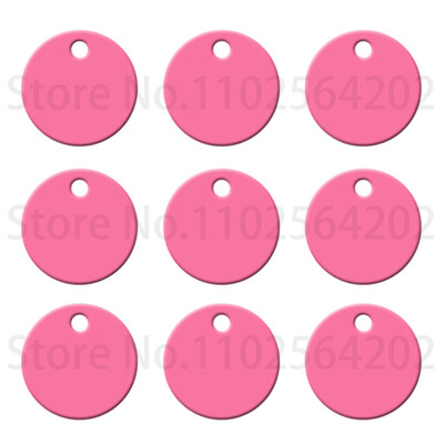 100 vnt. apvali etiketė ID tuščia pavadinimo plokštelė graviravimas lazeriu suasmenintas gyvūno vardo karoliai aksesuarai raktų pakabukai žiedai žymės didmeninė prekyba