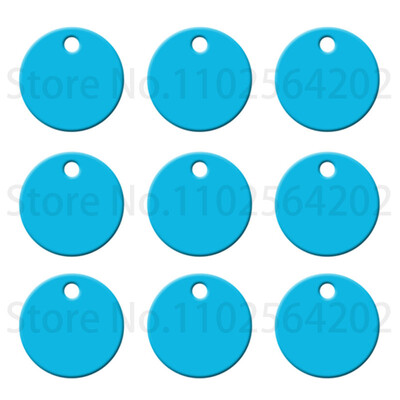 100 vnt. apvali etiketė ID tuščia pavadinimo plokštelė graviravimas lazeriu suasmenintas gyvūno vardo karoliai aksesuarai raktų pakabukai žiedai žymės didmeninė prekyba