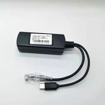 Gigabit PoE Splitter 1000m 48V to 5V 2,4 A PoE Separator TYPE-C/DC5521/Micro USB Power Plug Widely Application Splitter