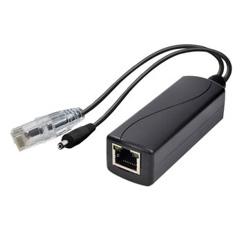 Gigabit PoE Splitter 1000m 48V to 5V 2,4 A PoE Separator TYPE-C/DC5521/Micro USB Power Plug Widely Application Splitter