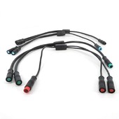 Ūdensnecaurlaidīgs Y sadalītājs E-velosipēds m8 2/3/4/5/6 tapa 1 vīrišķais līdz 2 virzienu vadu vads savienotājs sensora kabelim Bremžu elektromotors