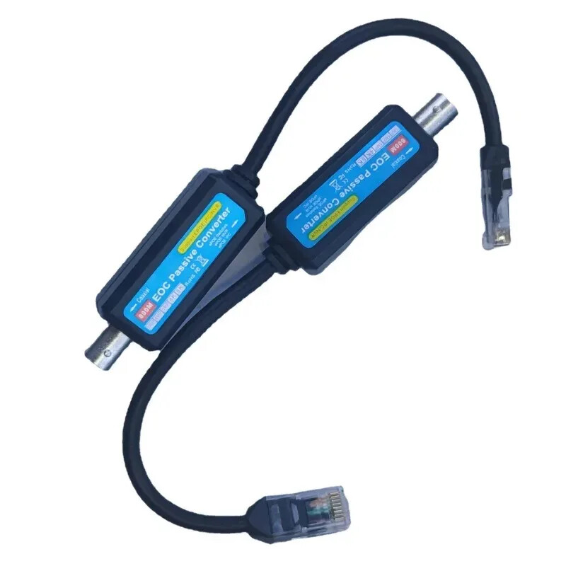 1 pāra pasīvais IP paplašinātājs virs koaksiālā koaksiālā tīkla raidītāja 8 MP HD tīmekļa kamerai koaksiālais raidītājs koaksiālais paplašinātājs