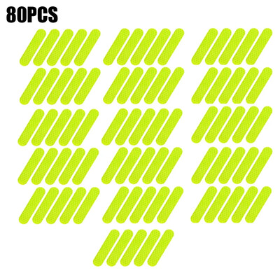 80-10 TK Kiivri ohutushoiatus Peegeldavad kleebised Riba veekindel hästi nähtav helkurteip öiseks sõitmiseks jalutusautoga