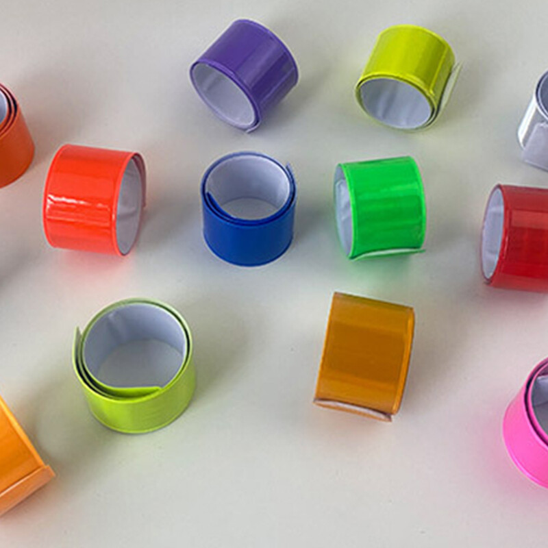 Reflektirajuća narukvica Slap Band Narukvice Pokloni za muškarce Žene Kifds Reflektor narukvica Noćno trčanje Biciklizam Sport Sigurnost