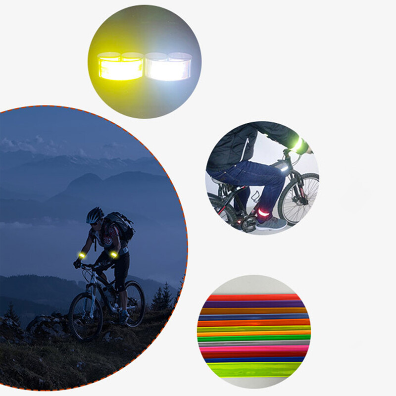 Reflektirajuća narukvica Slap Band Narukvice Pokloni za muškarce Žene Kifds Reflektor narukvica Noćno trčanje Biciklizam Sport Sigurnost