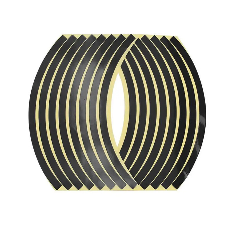 16 tk 10-tolline universaalne mootorratta velje helkurkleebised Motoratta kleebis Liiklusohutuse helkur mootorratta kleebis