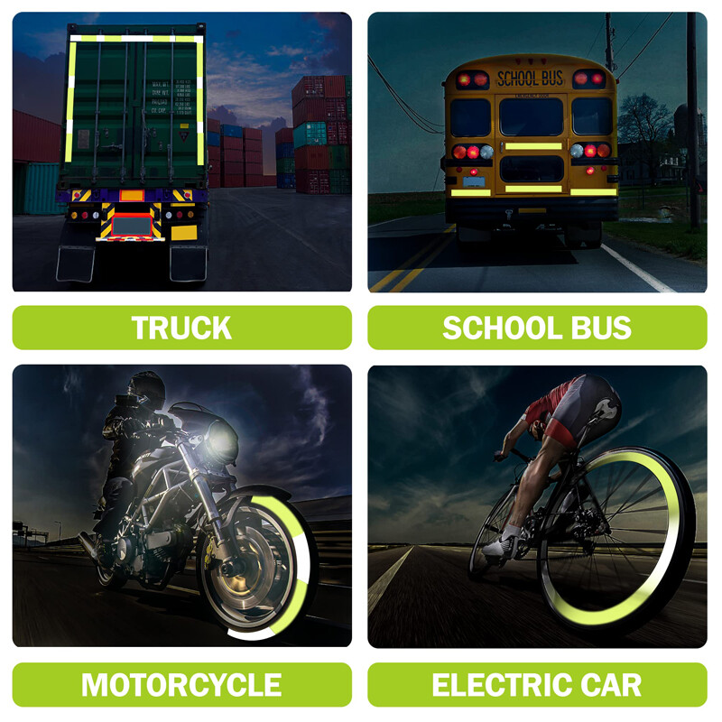 3M reflektirajuća traka Naljepnice Dizajn automobila za automobile Sigurnosni materijal Motociklistička biciklistička reflektirajuća traka