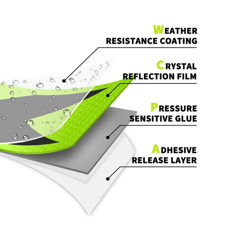 3M strelica Reflektirajuća traka Sigurnosno upozorenje Oprez Reflektirajuća ljepljiva traka Naljepnica za kamion Motocikl Bicikl Stil automobila