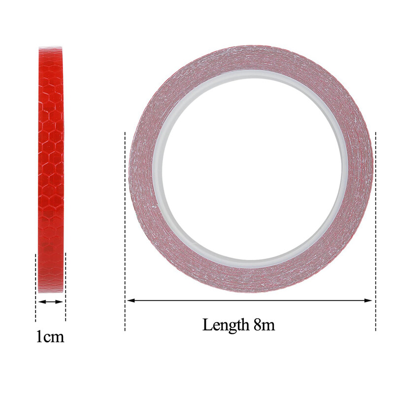 Samoljepljiva DIY reflektirajuća traka Naljepnica za upozorenje za vanjsko sigurnosno osvjetljenje Vodootporna reflektorska traka za bicikl za bicikl
