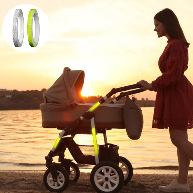 Samoljepljiva DIY reflektirajuća traka Naljepnica za upozorenje za vanjsko sigurnosno osvjetljenje Vodootporna reflektorska traka za bicikl za bicikl