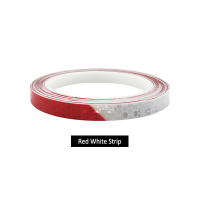 VOOFENG biciklistička reflektirajuća naljepnica visoke vidljivosti reflektirajuća traka biciklistička automobilska naljepnica 12 boja samoljepljiva traka upozorenja 1cm*8m