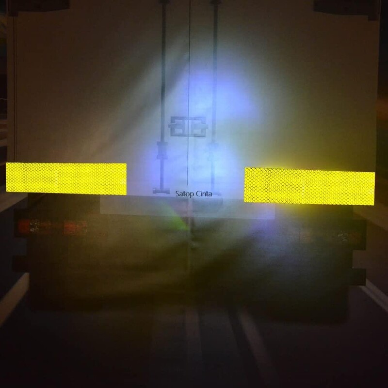 5CMx3M Sigurnosna oznaka Reflektirajuća traka Naljepnice za okvir bicikla Samoljepljiva folija upozorenja Fluorescentna žuta reflektorska traka za automobil