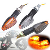 2vnt./komplektas Universalus motociklo LED posūkio signalas, ilgas trumpas posūkio signalo indikatorius, lempos žibintai, blyksniai, blyksniai, priedai