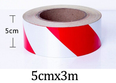 Reflektirajuća naljepnica s upozorenjem Opasnost Traka za upozorenje Snažna reflektiranost Visoko ljepljiva svijetla Alat za podsjetnik na sigurnost