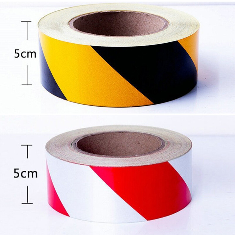 Reflektirajuća naljepnica s upozorenjem Opasnost Traka za upozorenje Snažna reflektiranost Visoko ljepljiva svijetla Alat za podsjetnik na sigurnost