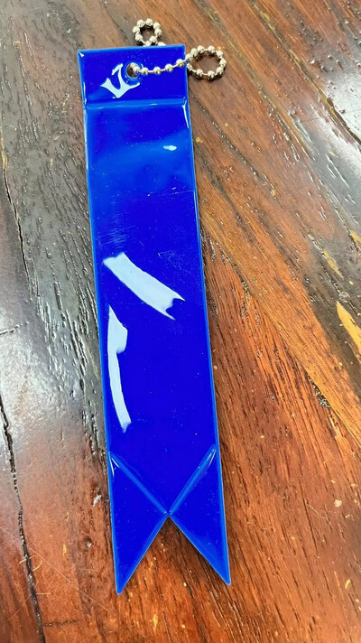 5 бр./чанта Светлоотразяваща светеща висулка за деца PVC флуоресцентна лента Висулка Ключодържател Предупреждение Безопасност през нощта за възрастни студенти