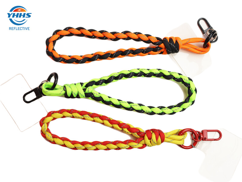 Светлоотразителни Keychians с висока видимост Флуоресцентно зелен рефлектор Висулка за детски чанти Аксесоари за каране Безопасно пътуване