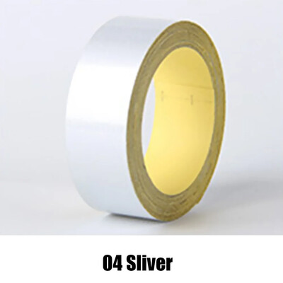 5m*2cm reflektirajuća trakasta traka Auto motocikl Bicikl Obruč kotača Trakasta trakasta naljepnica Ukrasna crvena/sjebrena/žuta/plava/narančasta 1kom