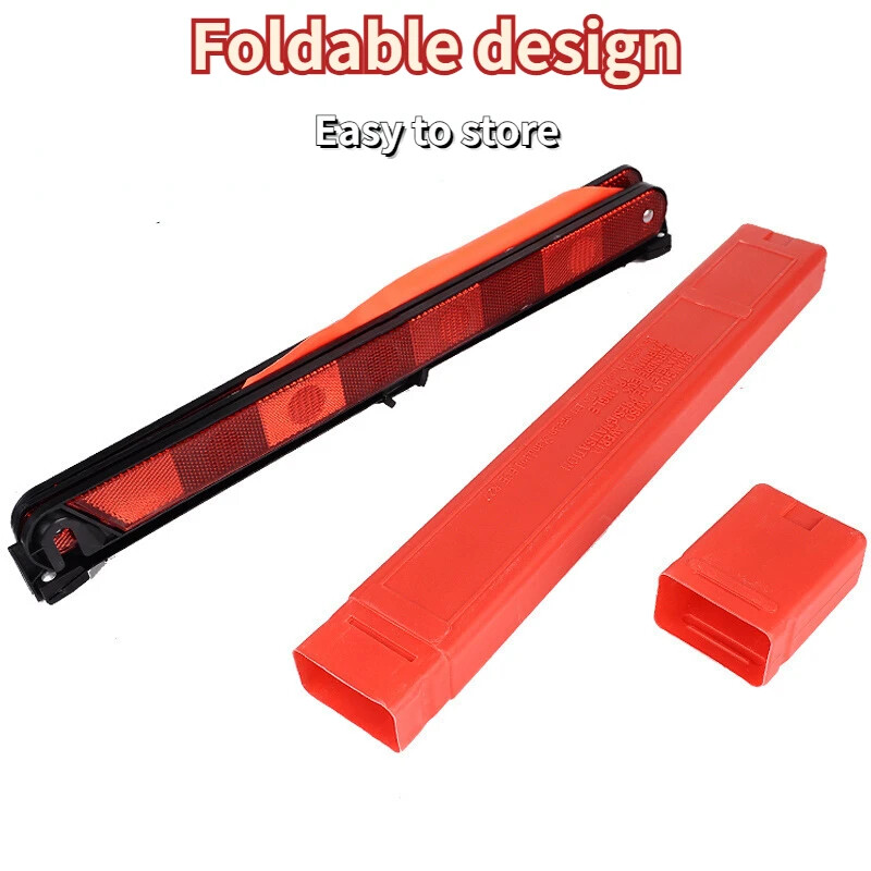 Auto kolmnurkne helkurstatiiv hädaolukorra rikkehoiatus helkurkleebis Ohutusoht Kokkupandav stoppmärk Autotarvikud