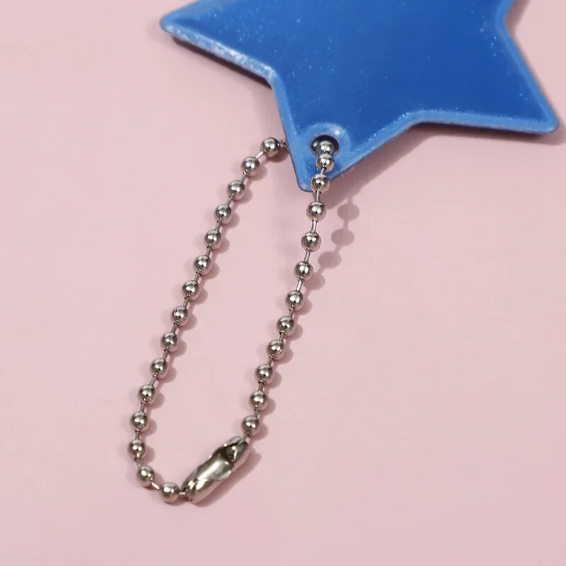 Šarene zvijezde, reflektirajući privjesak, privjesak za ključeve, torba, pribor, dječja reflektorska traka PVC za sigurnost Noćni promet, biciklizam, trčanje