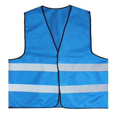 Жълта жилетка с висока видимост Светлоотразително защитно работно облекло за нощно бягане Колоездене Мъж Нощно предупреждение Работно облекло Флуоресцентно