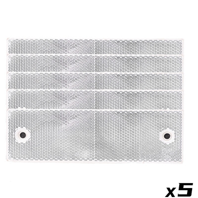 Veoauto haagise ristkülik plastist helkur Helkurteip Liim Auto Ohutus Öine hoiatusplaadi kleebised Autotarvikud