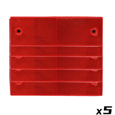 Veoauto haagise ristkülik plastist helkur Helkurteip Liim Auto Ohutus Öine hoiatusplaadi kleebised Autotarvikud