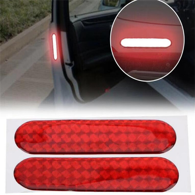 Reflektirajuća naljepnica za vrata automobila Sigurnosno otvaranje, upozorenje, reflektorska traka, naljepnica, oprema za automobile, unutarnja reflektorska naljepnica