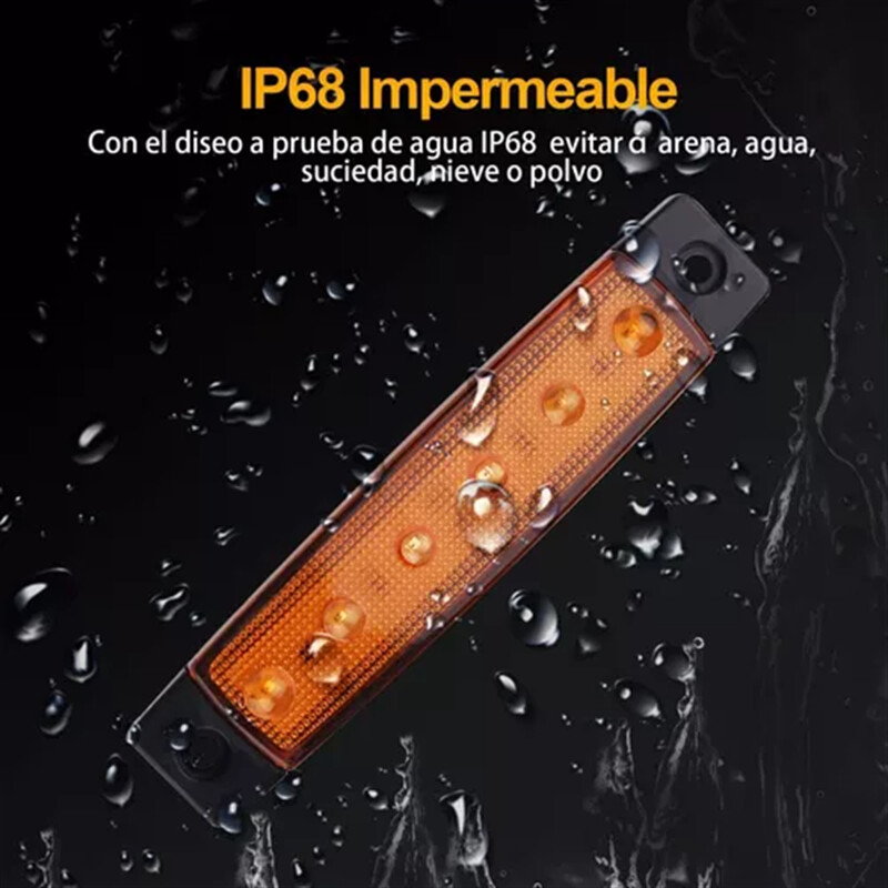 10/2PCS 12V-24V Led страничен маркер Автомобилни светлини Предни задни за камиони Кабина RV Ремарке Кехлибарено/червено/бяло/зелено/синьо