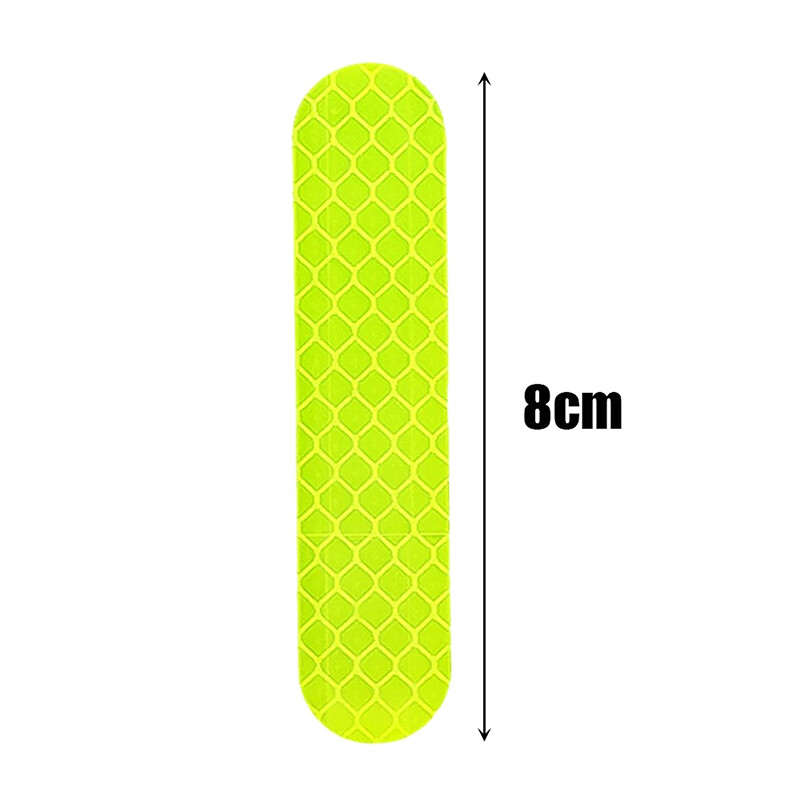 10PCS Kaciga Sigurnosno upozorenje Reflektirajuće naljepnice Vodootporna reflektorska traka visoke vidljivosti za noćnu vožnju automobila za hodanje