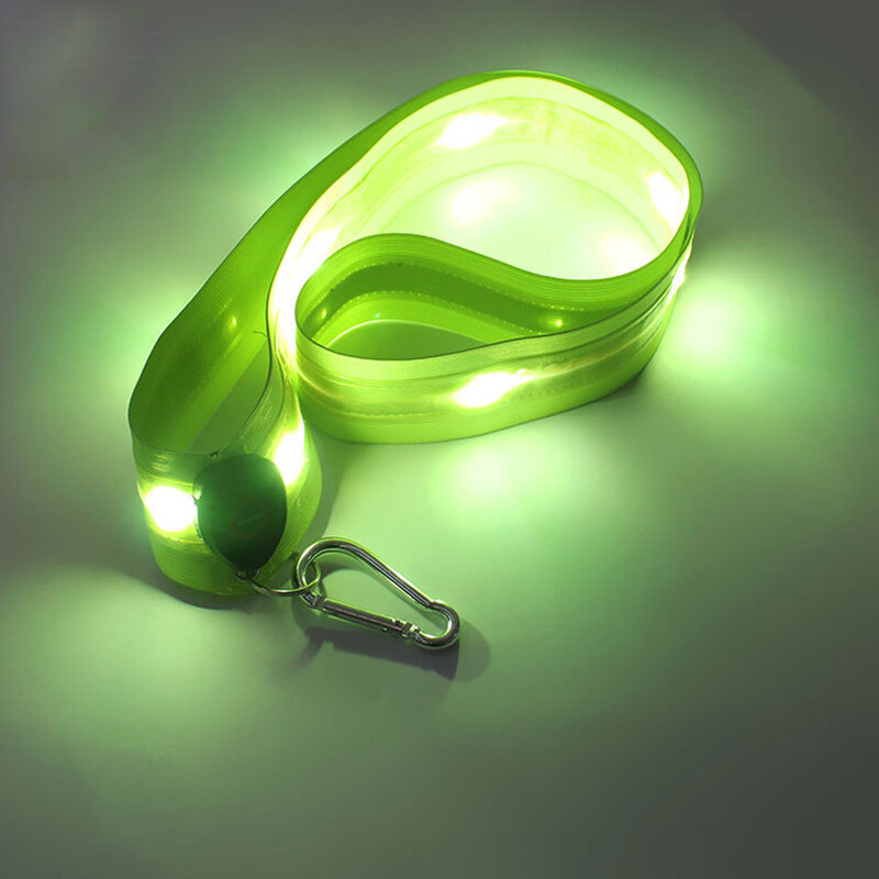 Осветени презрамки за презареждане, LED светлоотразителен колан за нощна безопасност, туризъм на открито, джогинг, пешеходна светлина, екипировка