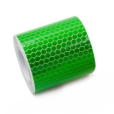 5cm * 300cm helkurlint Ohutushoiatus autokaunistuse kleebis helkuri kaitseteip riba kile Auto mootorratta kleebis