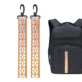 Безопасна светлоотразителна висулка Защитно светлоотразително облекло Ключодържател Висулка Лек и преносим външен инструмент за бягане, колоездене