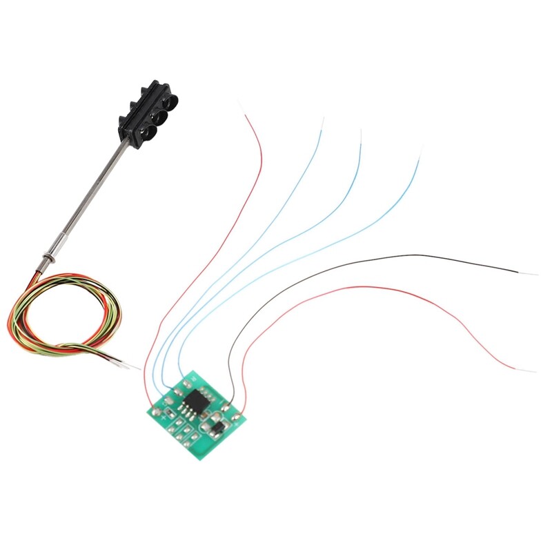 4X 3 цветни светофарни сигнали Ho Oo Умален модел 6Led за Направи си сам пясъчна маса Пресичане на улично строителство Железопътна линия Две страни