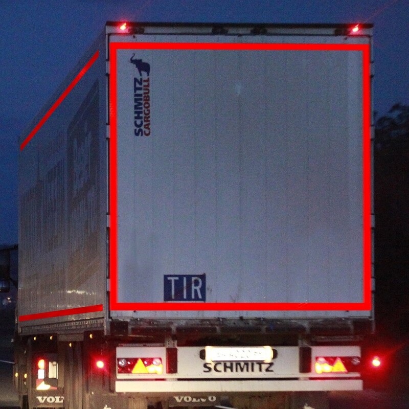 8 inča * 10 FT sjajne crvene reflektirajuće trake za vanjske prostore s visokom vidljivošću, sigurnosni vinilni reflektori, prikolica, vodootporna folija za kamione i automobile