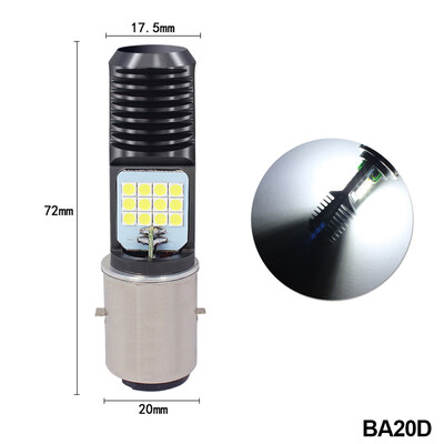 24 LED svjetla Super Bright Light lampa Moto DRL Sigurnosni semafor Prednja svjetla motocikla Motocikl Skuter H4 BA20D PX15D