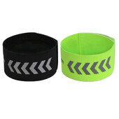 Naktinė sportinė apyrankė daugiafunkcinė rankų ir kulkšnies kojų saugos juostos, skirtos važinėti dviračiu, patvarios, reguliuojamos nakties bėgimui vaikščiojant dviračiu