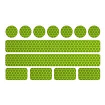 Puikiai matomi šviesą atspindintys lipdukai, skirti drabužiams kuprinėms, sunkvežimiams, vežimėliams