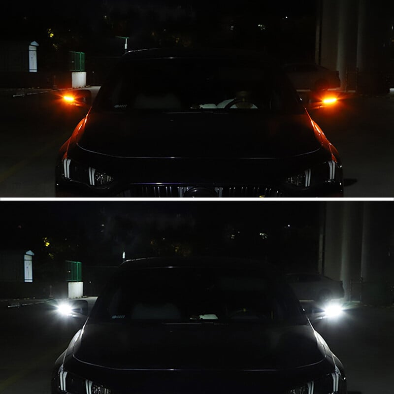 LED automobilio galinio vaizdo veidrodėlio įspėjamoji indikacinė lemputė DRL Streamer automatinė priekinių žibintų juosta posūkio signalas tekančios šviesos šaltinis dienos šviesa 12V