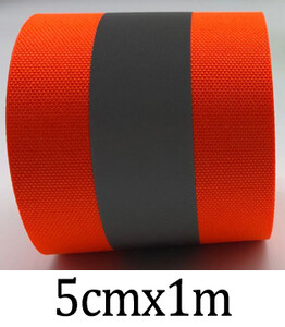 Benzi reflectorizante Pânză Material reflectorizant pentru cusut, 5 cm lățime Material panglică