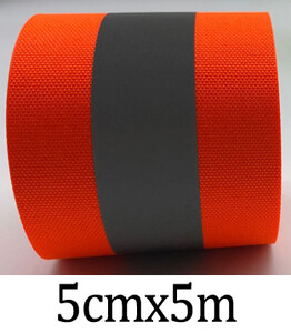 Benzi reflectorizante Pânză Material reflectorizant pentru cusut, 5 cm lățime Material panglică