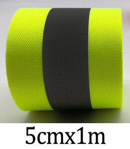 Benzi reflectorizante Pânză Material reflectorizant pentru cusut, 5 cm lățime Material panglică