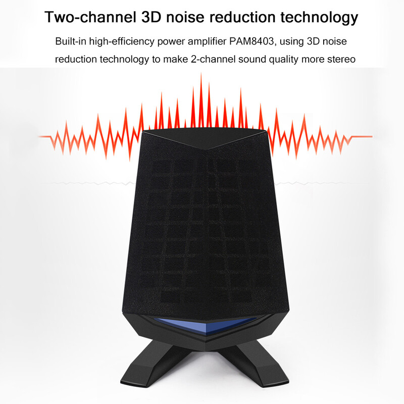 1 pereche Difuzoare computer cu fir USB AUX întărire bas Difuzor PC pentru laptop telefon desktop 6W 64mm claxon audio difuzor