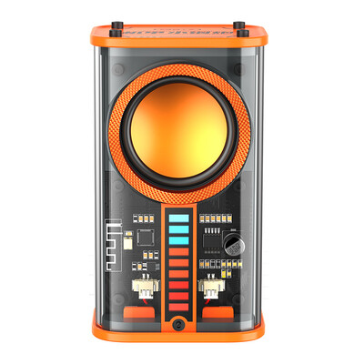 K07 läbipaistev küberpunk-mehaa juhtmeta Bluetooth-kõlar Heli kerge rütm Subwoofer TWS stereomuusikakeskus käed-vabad kõne