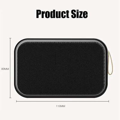 Köökidele Juhtmevaba Bluetoothi kõlar Kaasaskantav ABS Keskkonnasõbralik plastmassist arvuti Bluetooth G2 Mini Stereo Sobib
