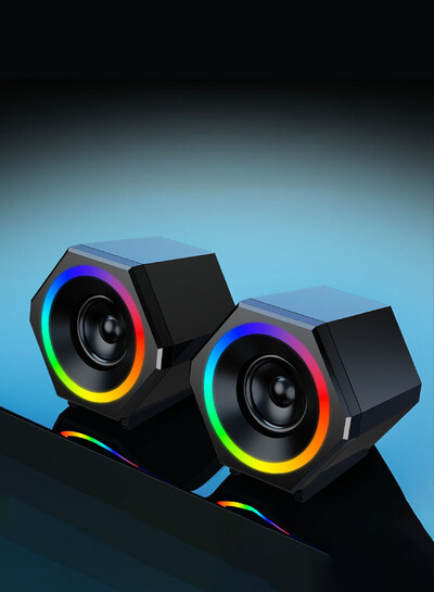 PC kõlarid, USB juhtmega bassikõlarid, arvuti arvuti kõlarid sülearvuti lauaarvuti väike helikõlar, USB toitega arvuti stereo